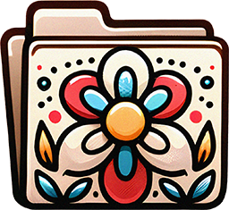 Hippie Aesthetic Flower Icon